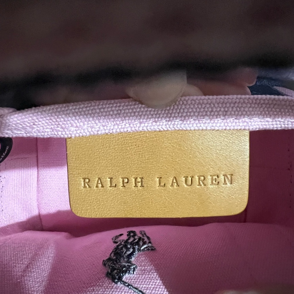 Ralph Lauren Pink and Blue Classic Tote Bag - Picture 7 of 9
